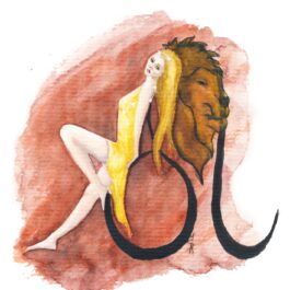 Zodiak – Lev | Umělecký tisk