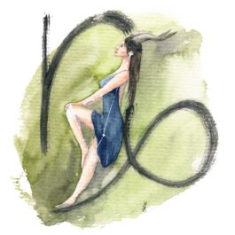 Zodiak – Kozoroh | Umělecký tisk