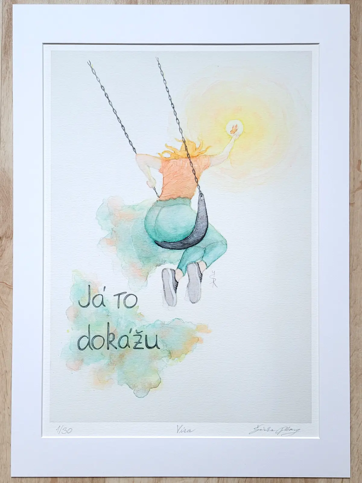 Víra - umělecký tisk limitovaná edice - Obrázek 2